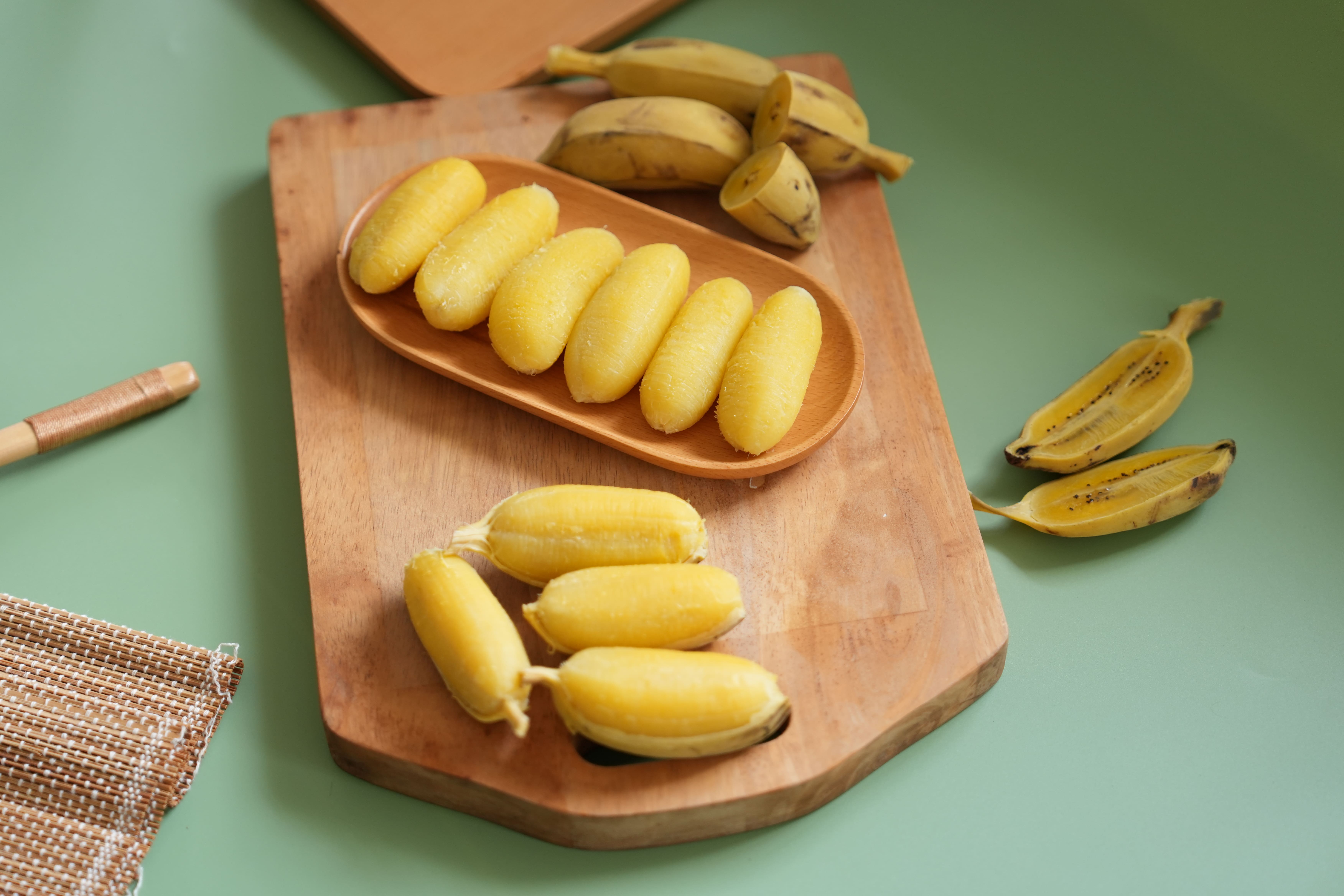 Peeled banana