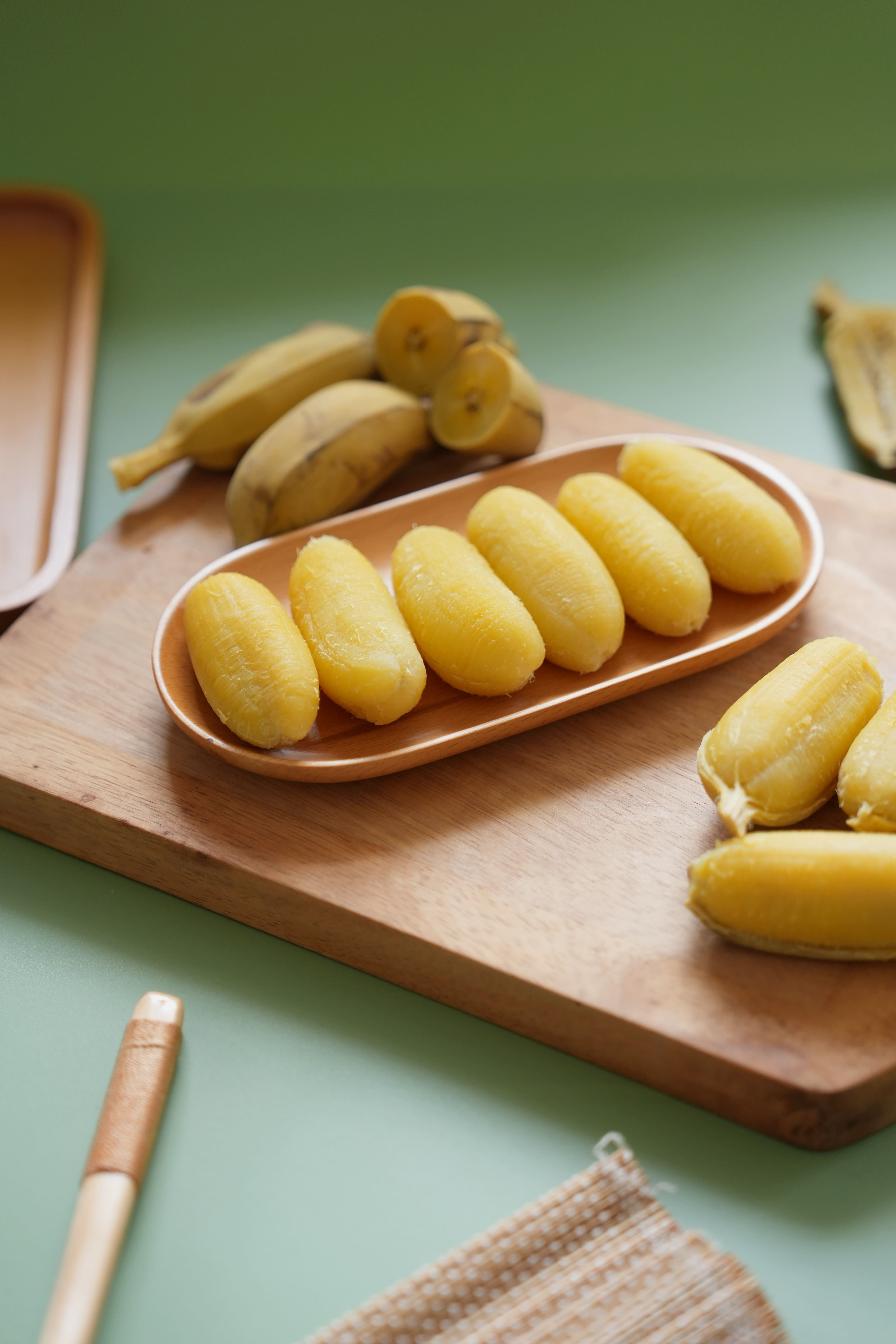 Peeled banana